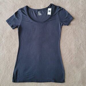 New Gap Tee Women's Size XS Navy Blue Short Sleeve Cotton T-shirt NWT